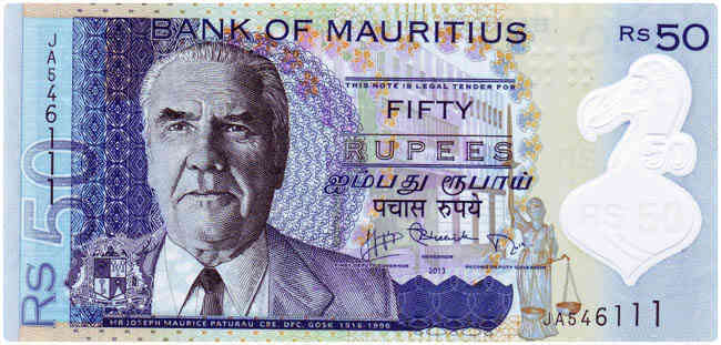 Mauritius Para Birimi : Mauritian Rupee