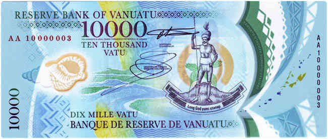Vanuatu Para Birimi : Vanuatu vatu